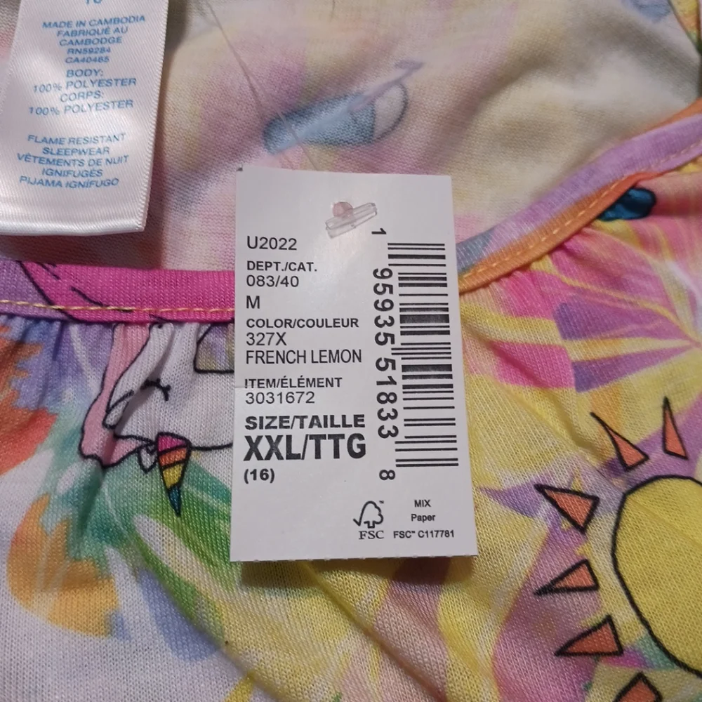 The Children's Place Unicorn Tank Top Girl's Size 16/ XXL-NWT